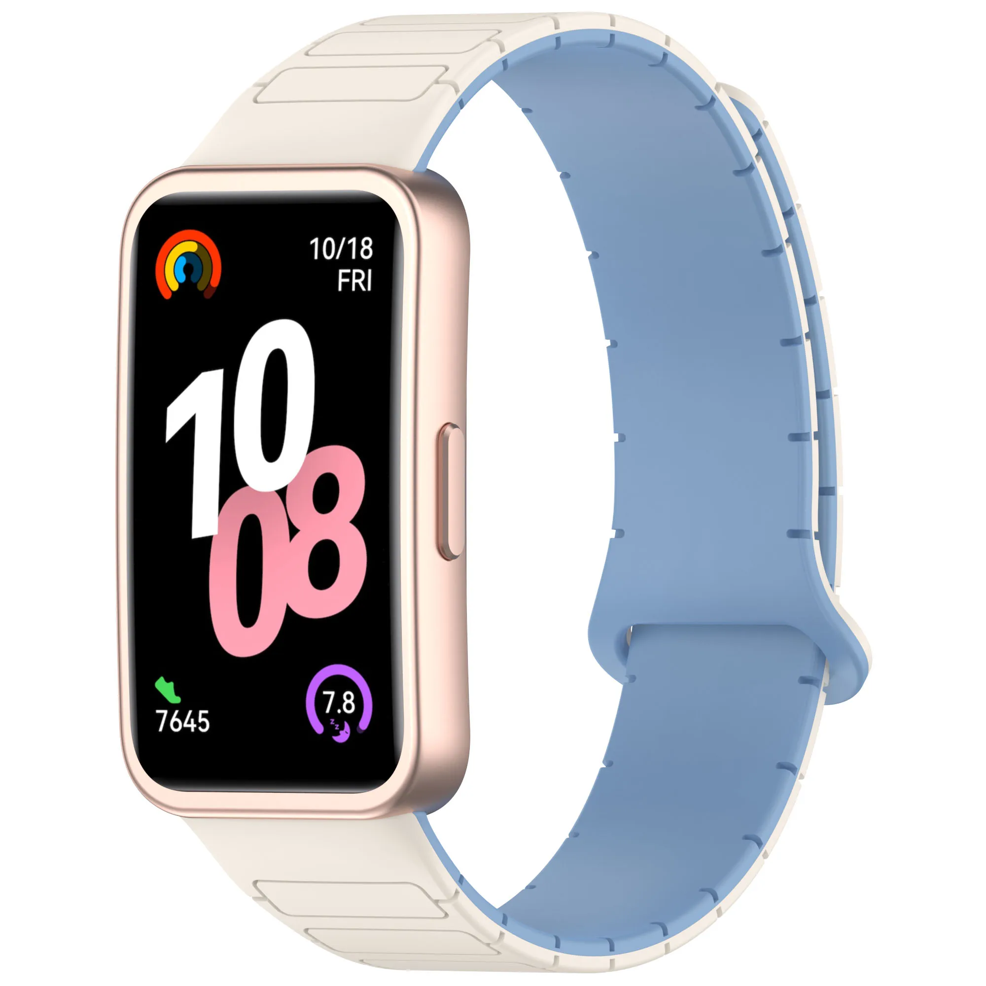 Magnetic Straps for Huawei Band10 9 8 Strap Accessories Adjuseable Silicone Replacement Bracelet Huawei Smart Band 9 8 Wristband