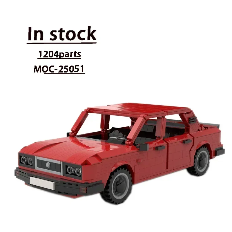 

MOC-25051 красный новый спортивный автомобиль, модель строительного блока 1204, детали строительного блока MOC, креативные строительные блоки, детская игрушка на день рождения, подарок