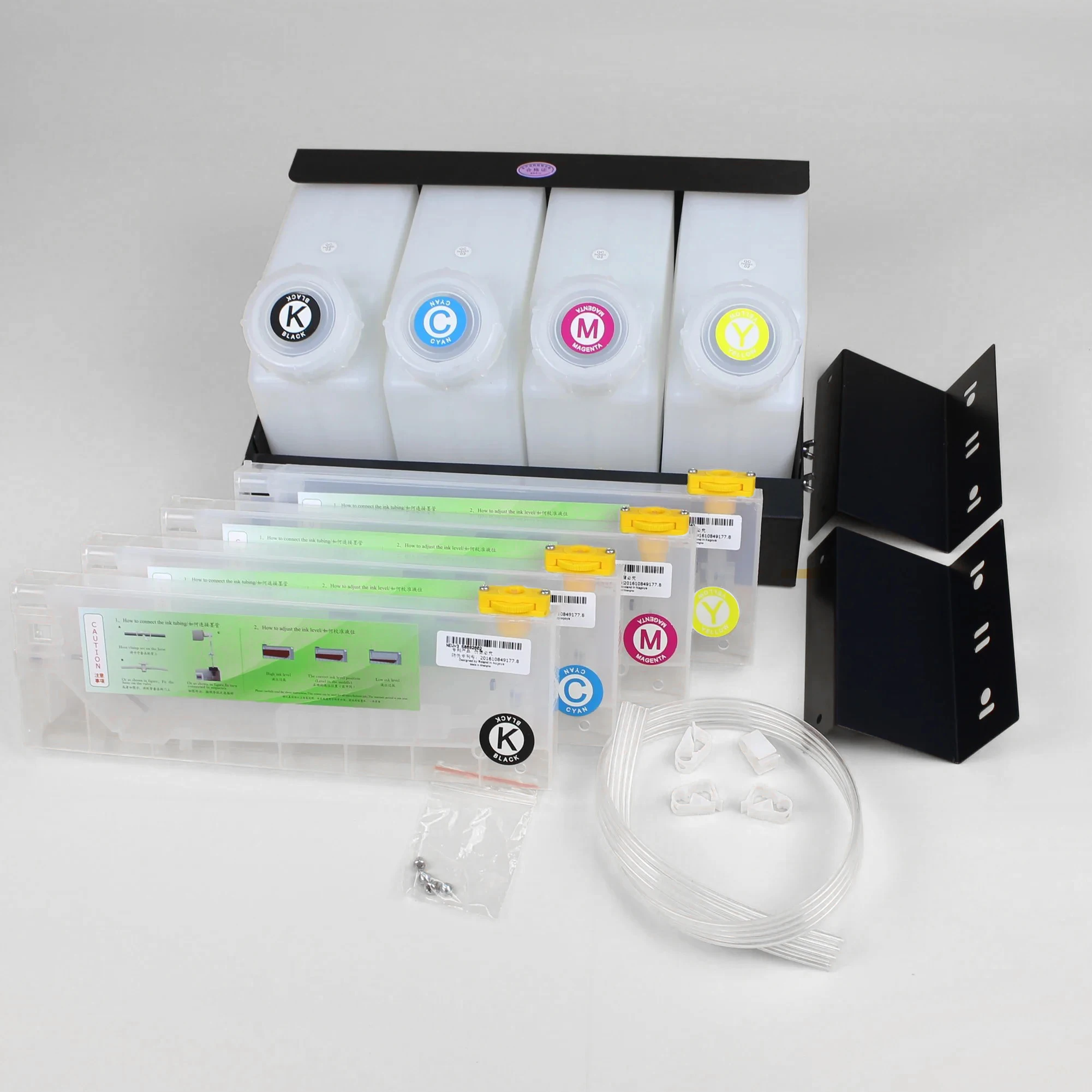 

2025 hot sale Newest High Quality 4 Tanks+4 Cartridges 1.5L Continuous Ink Supply System for Epson Mimaki RoLand Mutoh Ciss Ink