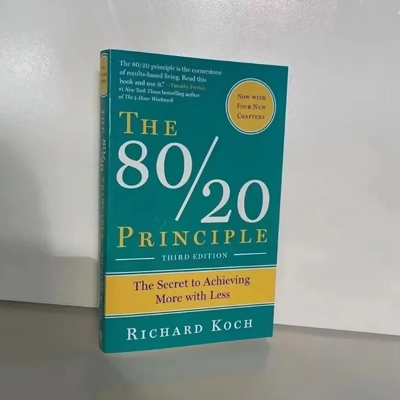 El principio de 80/20 de Richard Koch, el secreto para conseguir más con menos papel novedoso en inglés