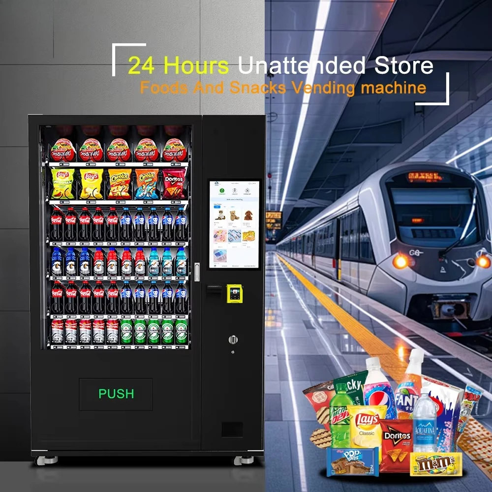 FOODLINE Bulk Supply Self Service Snack Drink Vending Machine Stable Cooling Mass Retail Commodity Device
