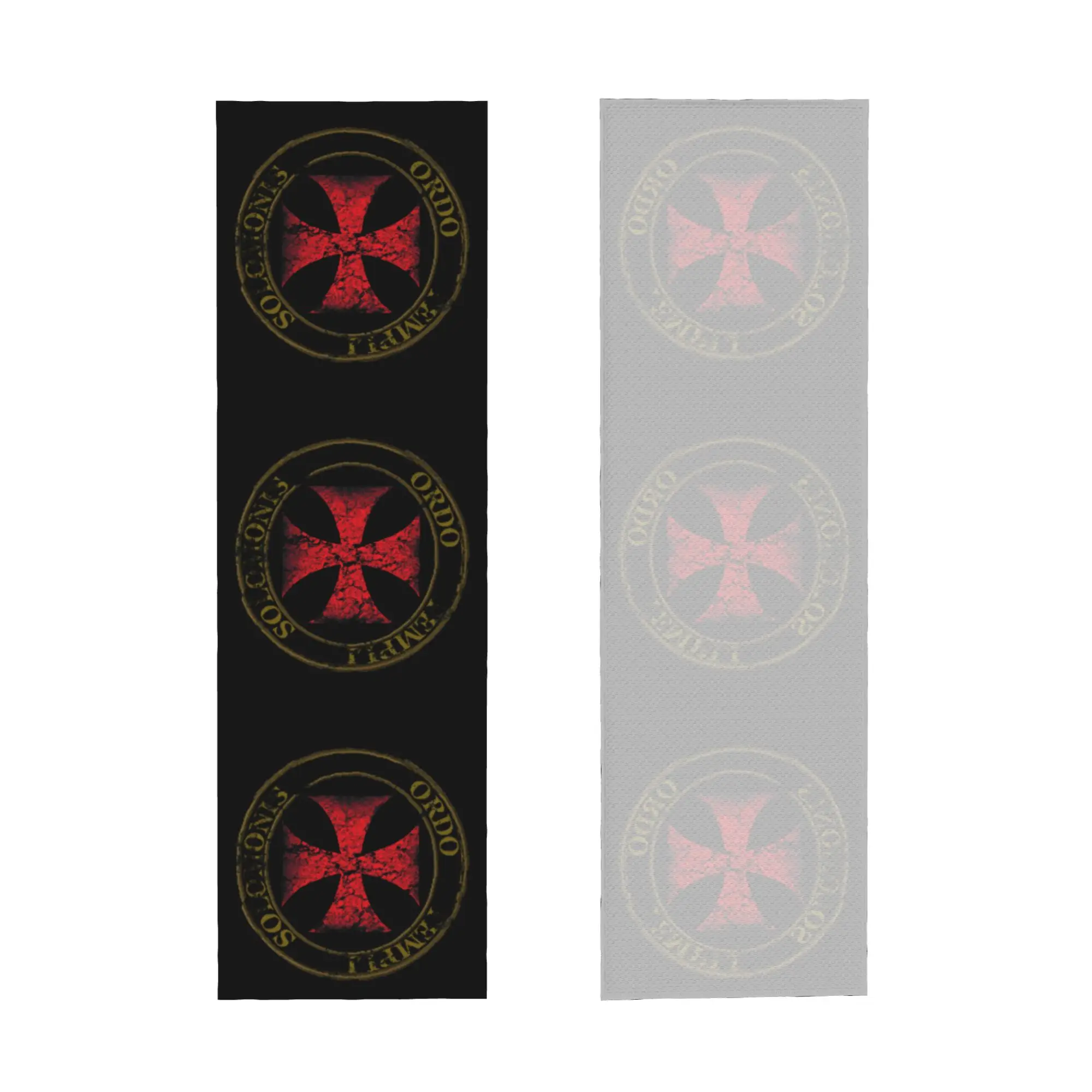Cold Exercise Towel Templar Knight Seal Cross Didtressed Medieval Warrior Beach Sports Towel Refreshing Sports Scarf Face Towels