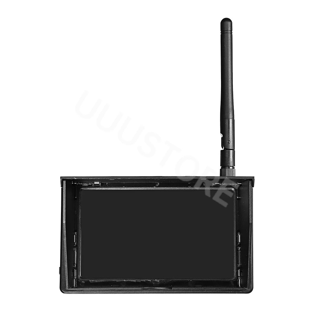 5,8G 48CH 4,3 Zoll LCD 480x272 16:9 NTSC/PAL FPV Monitor Automatische Suche Mit OSD eingebauten Batterie für RC Drone