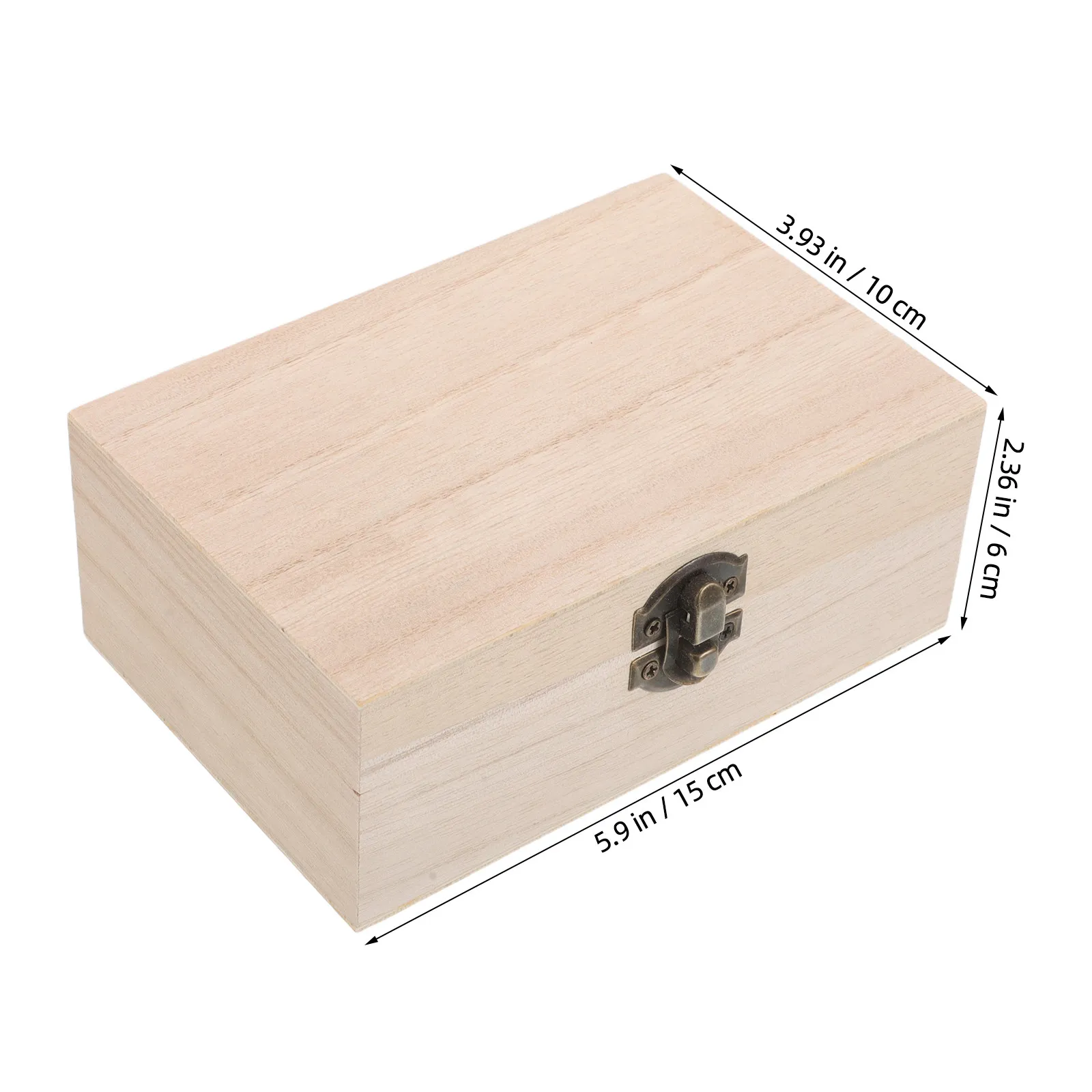 3Pcs Wooden Jewelry Box Vintage Rectangular Decorative Chest Lockable Keepsake Storage Organizer Necklace Earrings Accessories