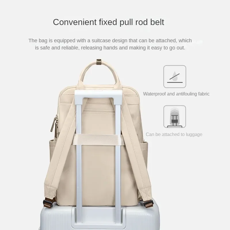 Plecaki GOLF dla kobiet 2024 Torba na wycieczki służbowe Pasuje do 15,6-calowego laptopa Oxford Fashion Travel Commuting Backpack Torby z uchwytem