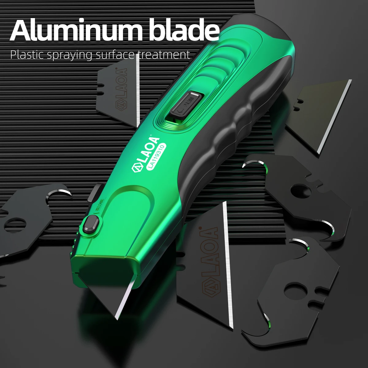 قاطع المرافق شبه المنحرف LAOA القابل للتعديل مع نظام إطلاق ثلاثي هيكل سبائك الألومنيوم شديدة التحمل للأدوات #5