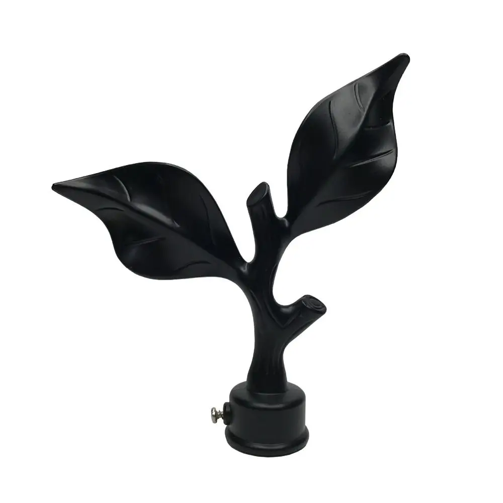 

Durable Ends Heads Curtain Pole Finials Imitation Iron Strong Roman Rod ABS Material Unique Shape Room