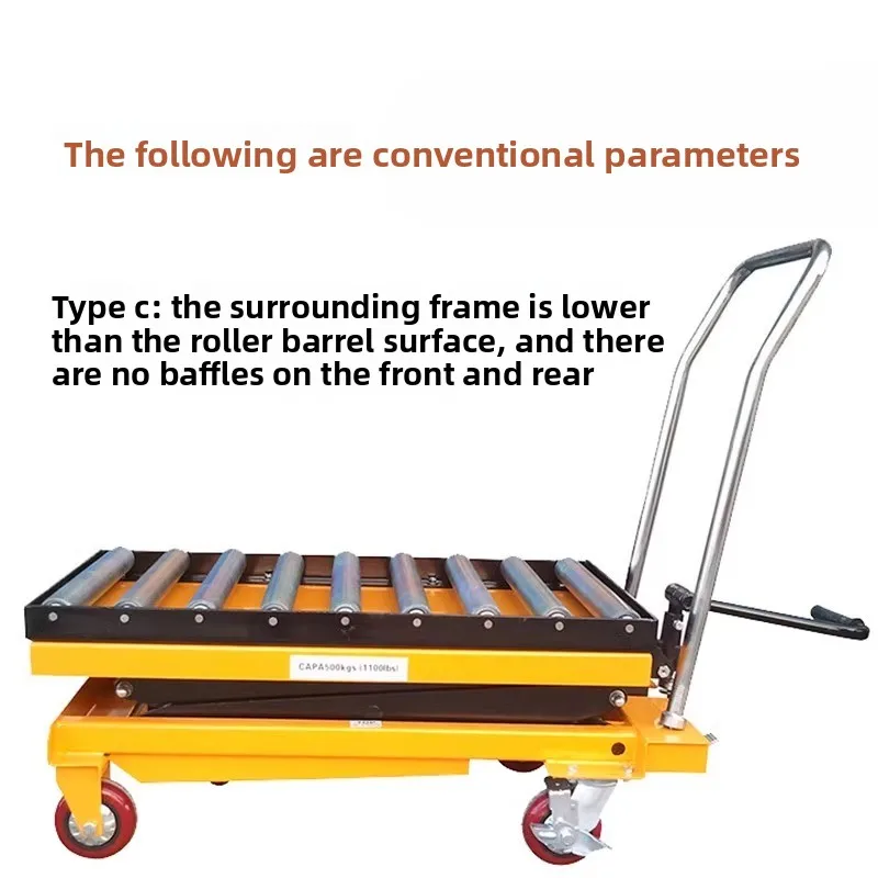 Roller Hydraulic Lifting Platform Car Mold Bullseye Ball Car Sliding Platform Trolley Roller Lifting Car Roller