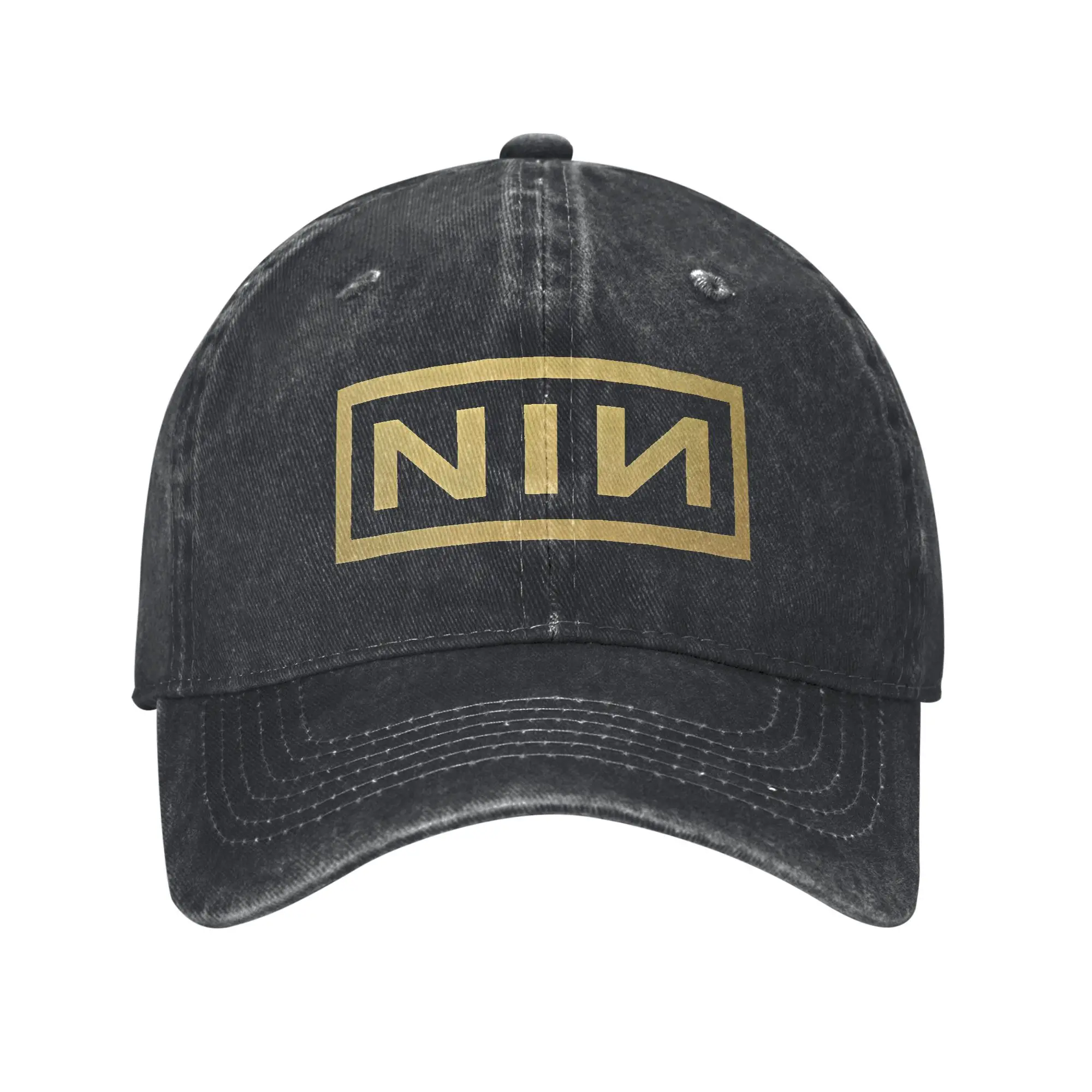 

Nine Inch Nails NIN Rock Music Men Women Baseball Caps Distressed Cotton Caps Hat Vintage Outdoor Unstructured Soft Snapback Hat