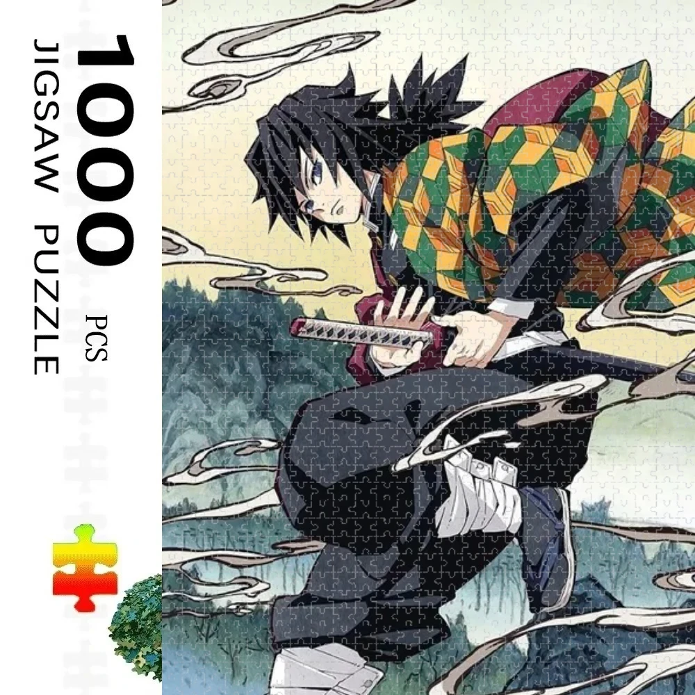 Jigsaw Puzzles Demon Anime Demon Slayer Home Decor Adults Puzzle Games Family Fun Floor Puzzles Educational Toys for Kids Gift