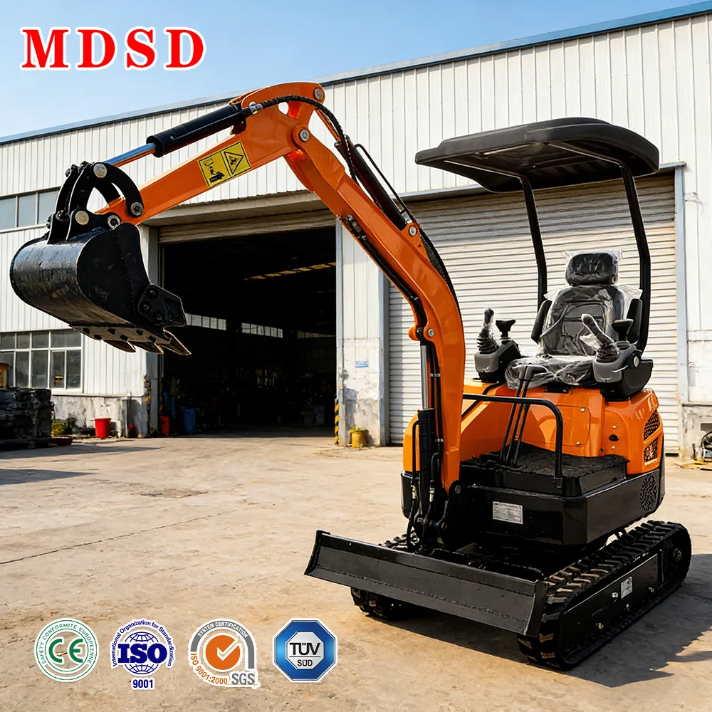

Mini Excavator 2 Ton CE EPA Euro 5 Kubota Engine Hydraulic Crawler Digger For Farm Garden All Terrain Excavator With Attachment