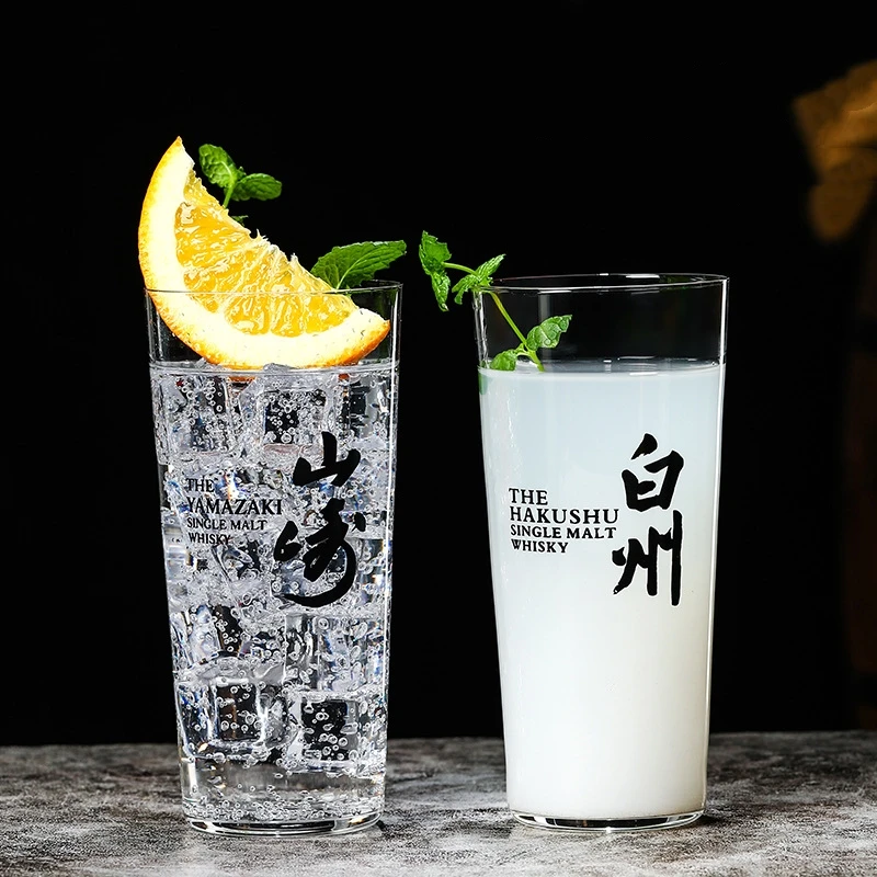 

Japanese Style Straight Cocktail Glass Highball Hypo Cup Lengthened And Heightened Colin Cup Drinking Water Cup Cocktail Tool