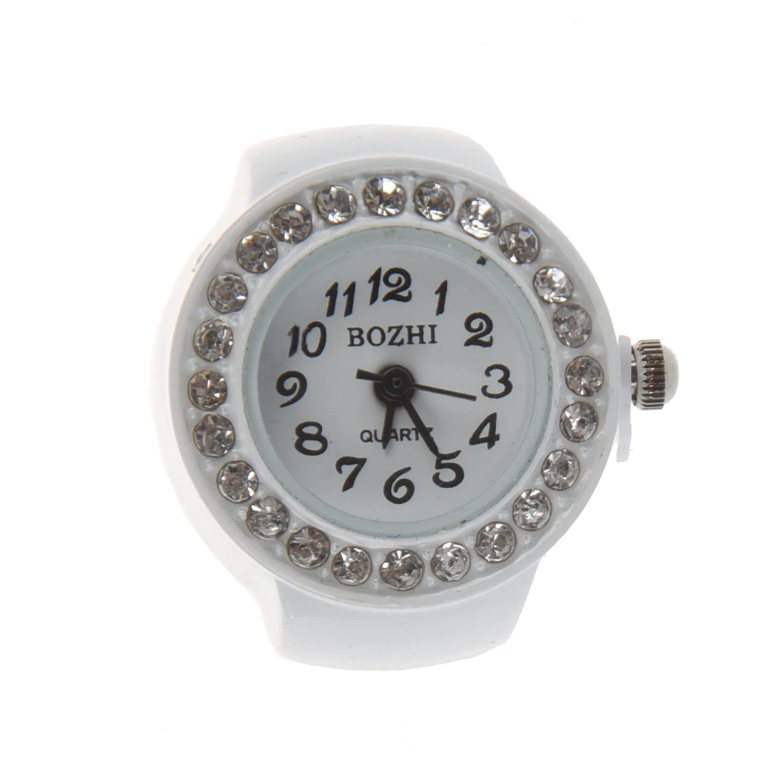 Часы ABQR с кольцом на палец, шикарные белые стразы для женщин