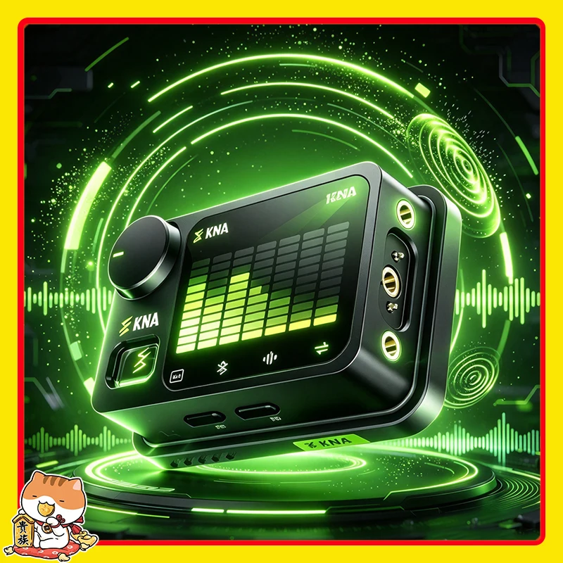 KNA Guangjing Pro Visual Multi-Modal Gaming Sound Card Virtual 7.1 Surround Dual Driver Gaming Audio Adapter