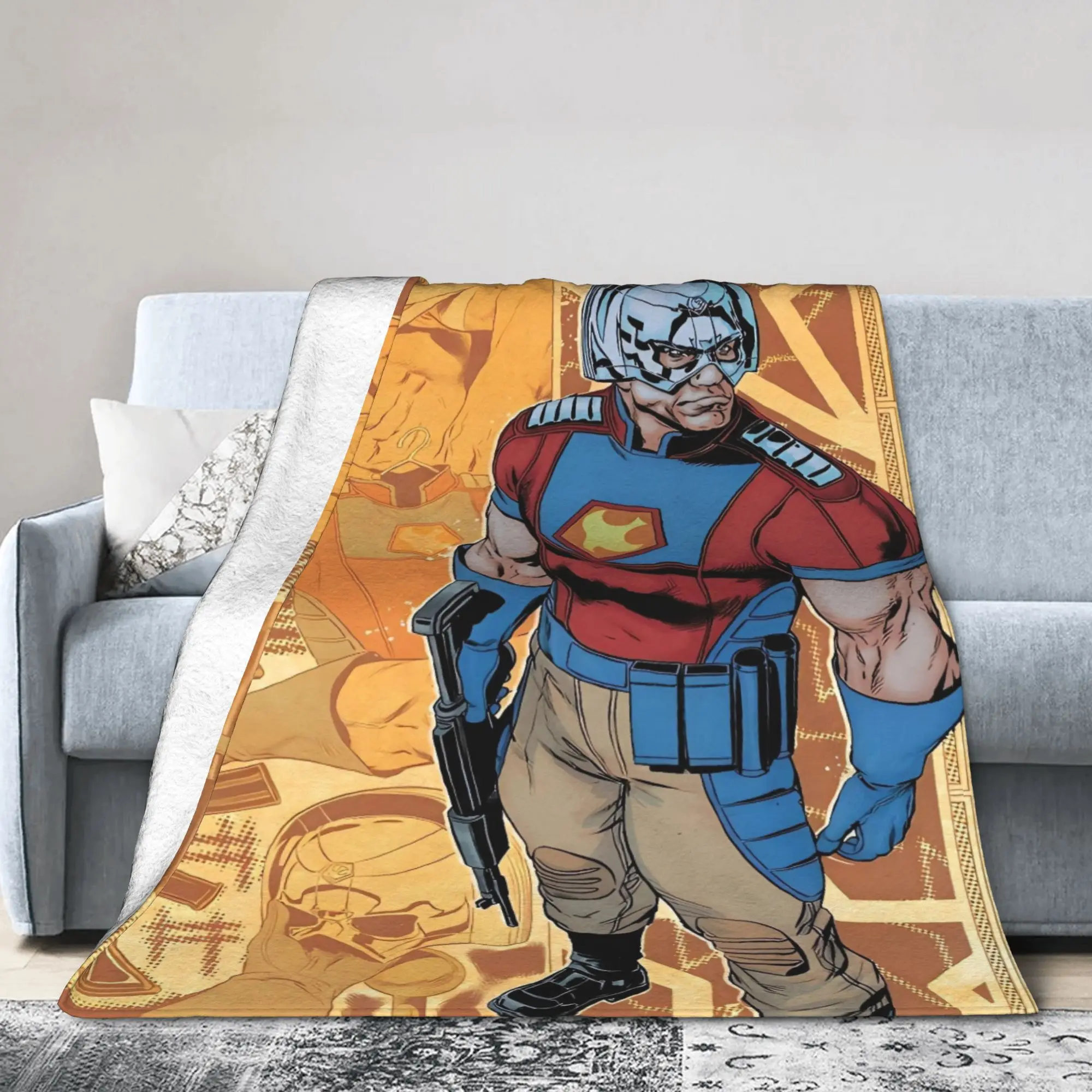 صانعي السلام بطانية ناعمة الفتيات الفتيان أفخم رمي بطانية مضحك الأريكة كرسي الفانيلا المفرش غطاء سرير أريكة #3