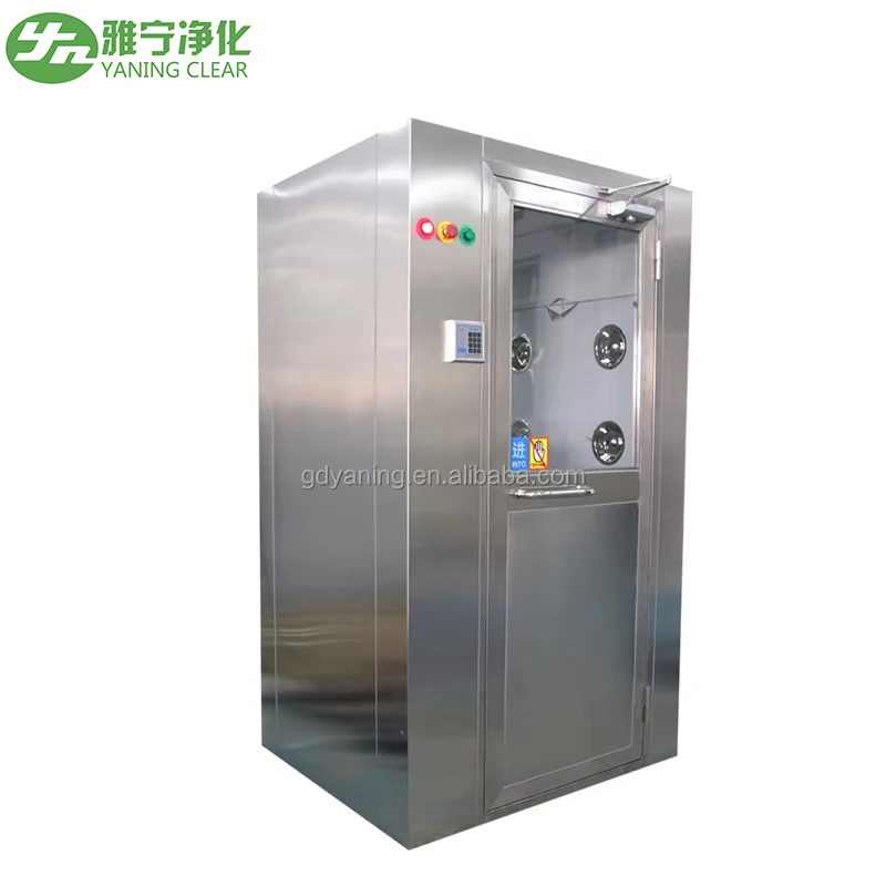 COOFULL Clean Room  Air Shower ISO Manufacture Electronic Stainless Lock Tunnel 100% Purified Dust Door New Air Shower