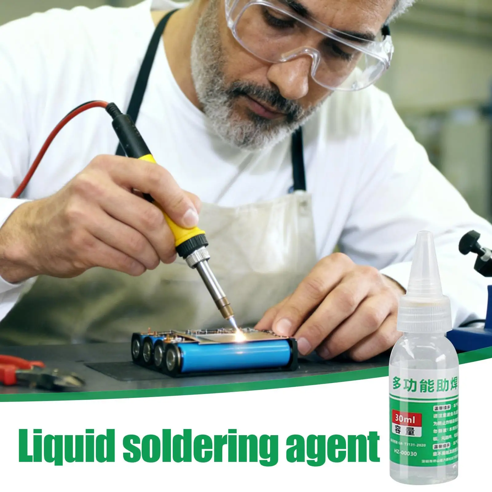30ml Soldering Flux Liquid Solders Water Soldering Flux Paste For Stainless Steel galvanized Sheet/Copper/Iron/ Battery Welding