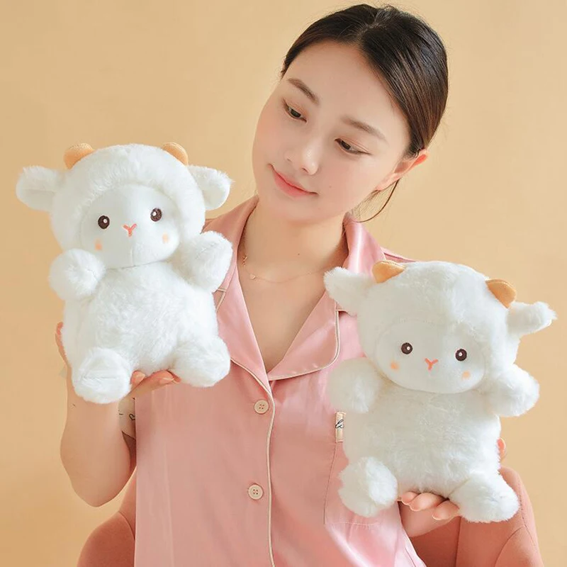 20CM Super Cute Sheep Plush Dolls Kawaii Rabbit Alpaca Toys Stuffed Soft Animal Pillow Birthday Wedding Party Throw Toys