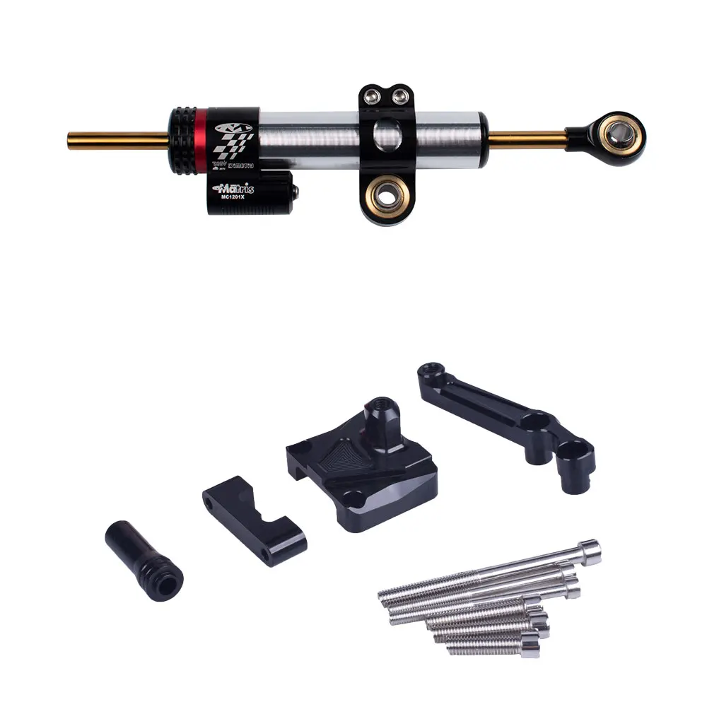 สําหรับ KAWASAKI NINJA250R NINJA 250R EX250 EX 250 2008 2009 2010 2011 2012 รถจักรยานยนต์ STEERING Damper Stabilizer & Bracket