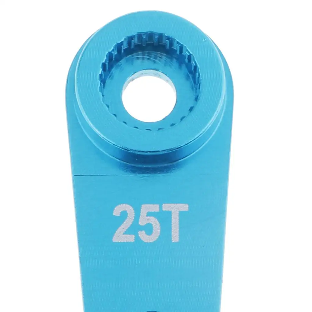 25T Servo Horn 37mm Aluminum Arm DIY Replacement for Futaba Steering Servo RC Boat Engine for HSP HPI Wltoys Axial SCX01