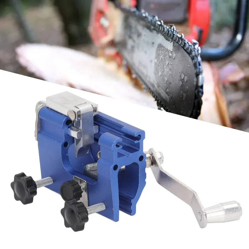 

Saws Repair Tools Sharpening Chain Tooth Hand-operated Woodworking Chainsaw Sharpener with 3 Grinding Rod Electric