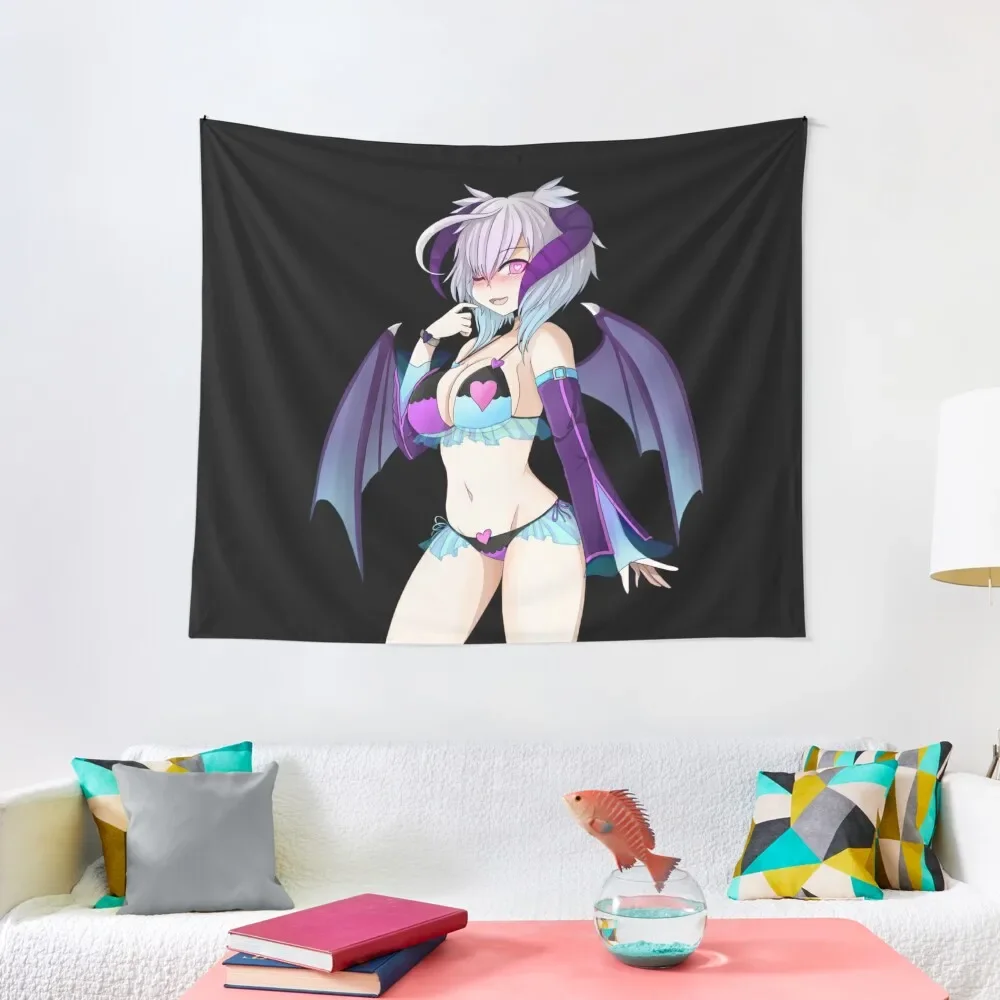 Demon Girl succubus Tapestry Decoration Room Outdoor Decor Wall Art Tapestry