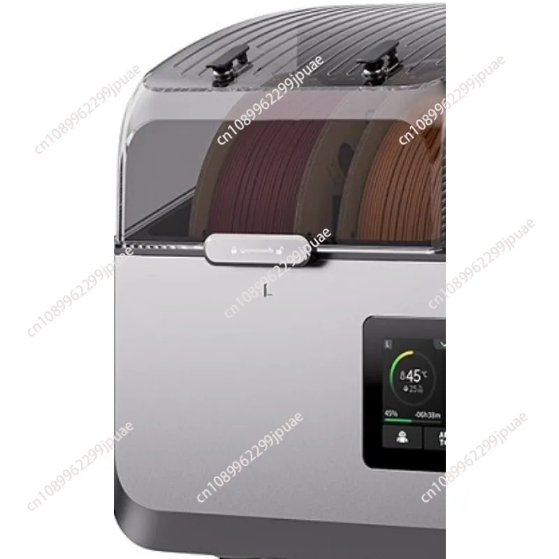 Best - Filament Dryer, 4 Spools 3D Printer Filament Dryer Box with 360° Hot-Air Circulation,