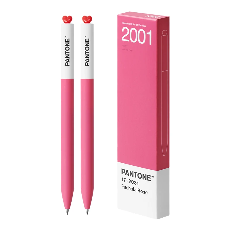 KACO PANTONE ゲルペンセット、2 本の色の年アソートカラー高価値黒