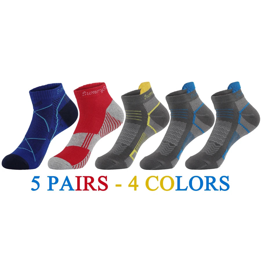 5 Paar/Set Herren-Laufsocken, Casual Outdoor-Sport, Baumwolle, Orange-Rot gestreift, Kompression, Schwarz, 15 Stile, Reise, Bestseller 2026 – Detail 18