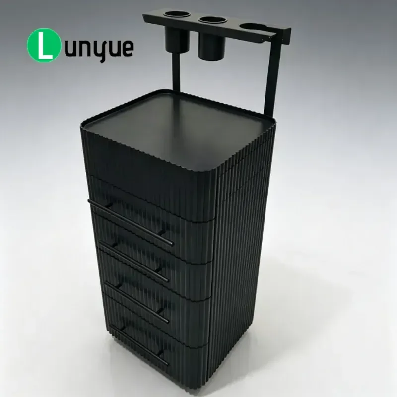 Barber Shop Tool Cabinet Hair Multi Layer Drawer Cart Large Capacity Removable Storage Furniture for Beauty Parlor