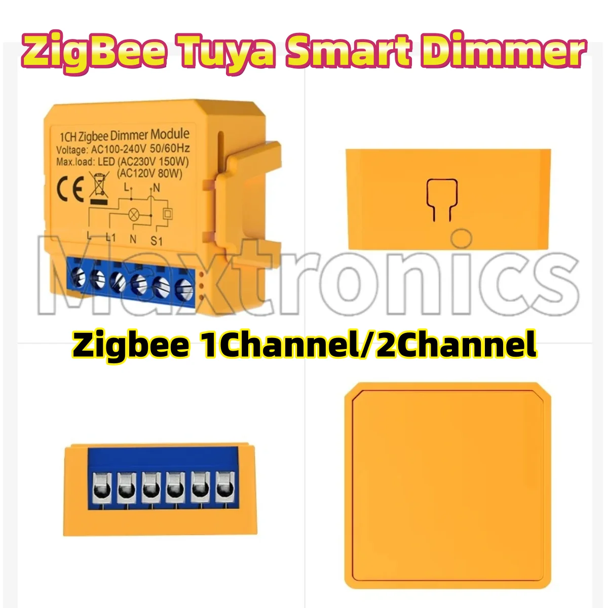 2026 NEW ZigBee Tuya Smart Dimmer 1/2Gang Switch Module Dimmer Mini Circuit Breaker APP Remote Alexa Google Home Led Light/Lamp