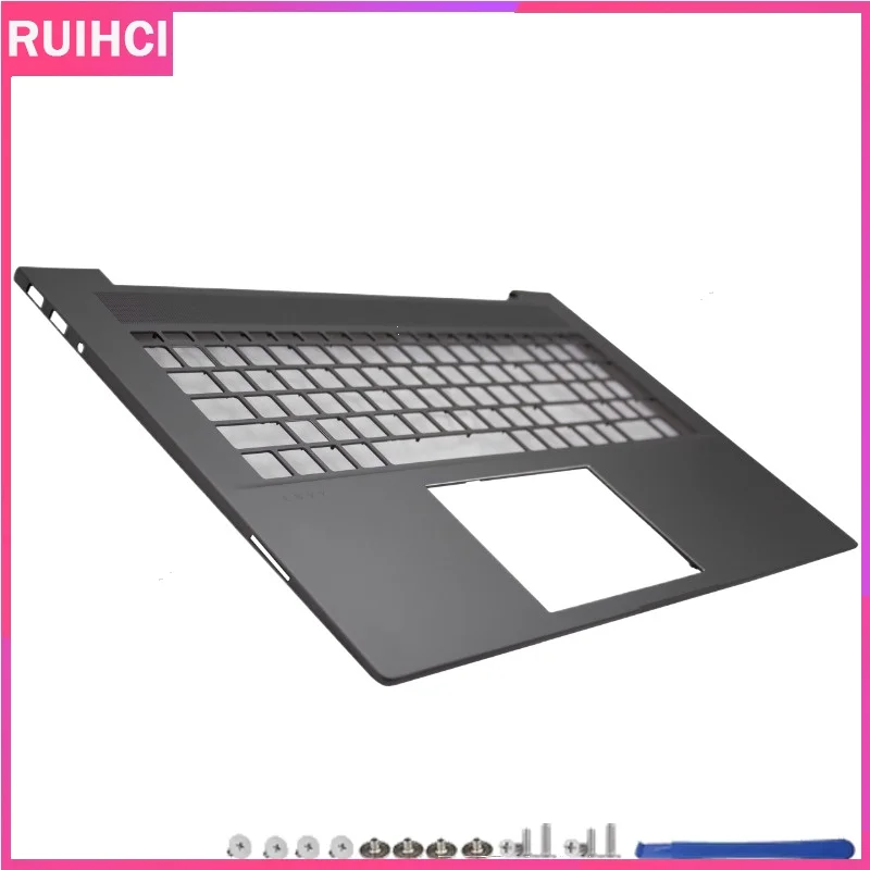 Envy 17-CW 17T-CW 17T-CR TPN-C176 기존 새 노트북 LCD 뒷면 커버 손목 받침대 대문자 하단 베이스 쉘 그레이 실버