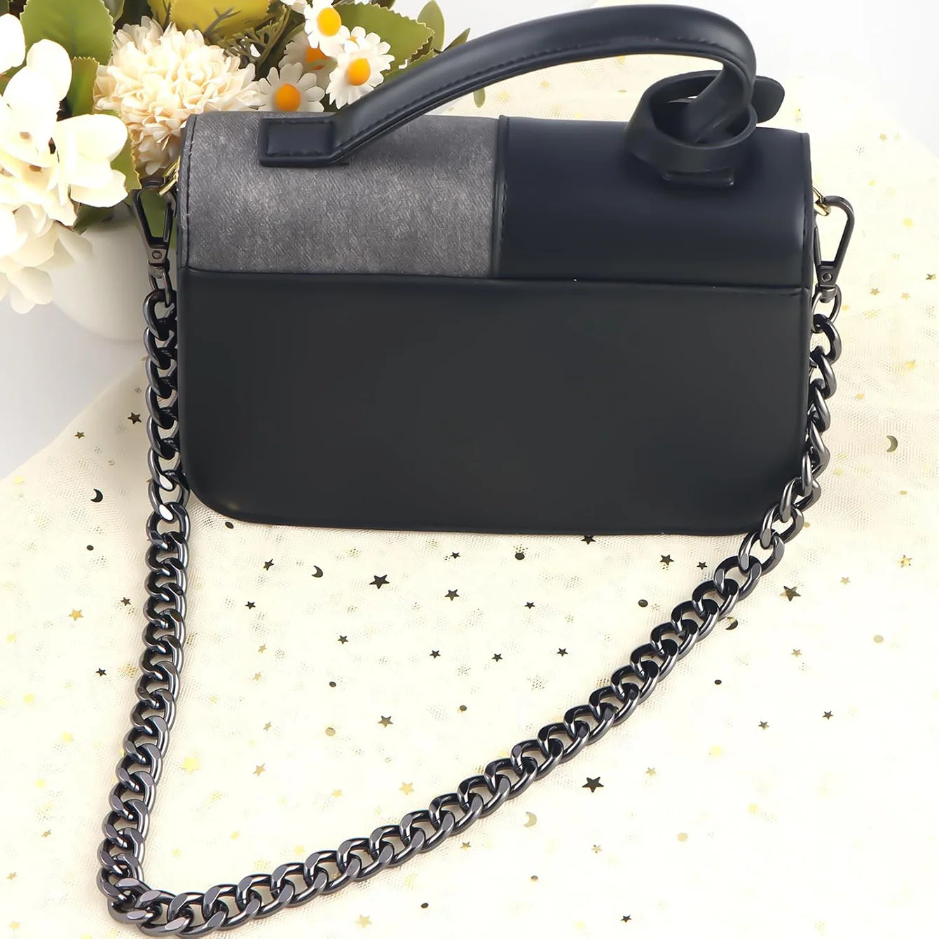 Metall-Aluminium-Taschenkette, Ersatzteile, Zubehör für handgewebte Schulterhandtasche, DIY handgefertigte abnehmbare Träger – Detail 20