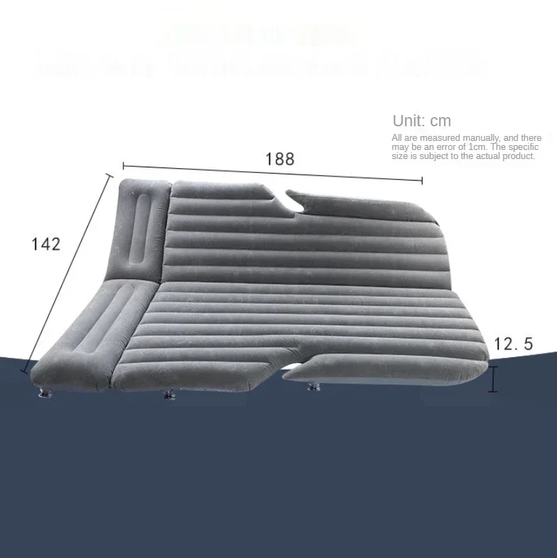 Car Travel Bed Foldable Twin Mattress SUV Trunk Automobile Mattress Outdoor Cushions Sleeping Bed Backseat Air Mattress