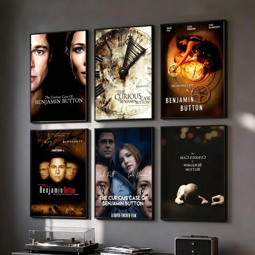 movie The Curious Case of Benjamin ButtonPoster HD Printing Vintage Luxe Home Decor Wall Art for the Living Rooms Entryways Gift