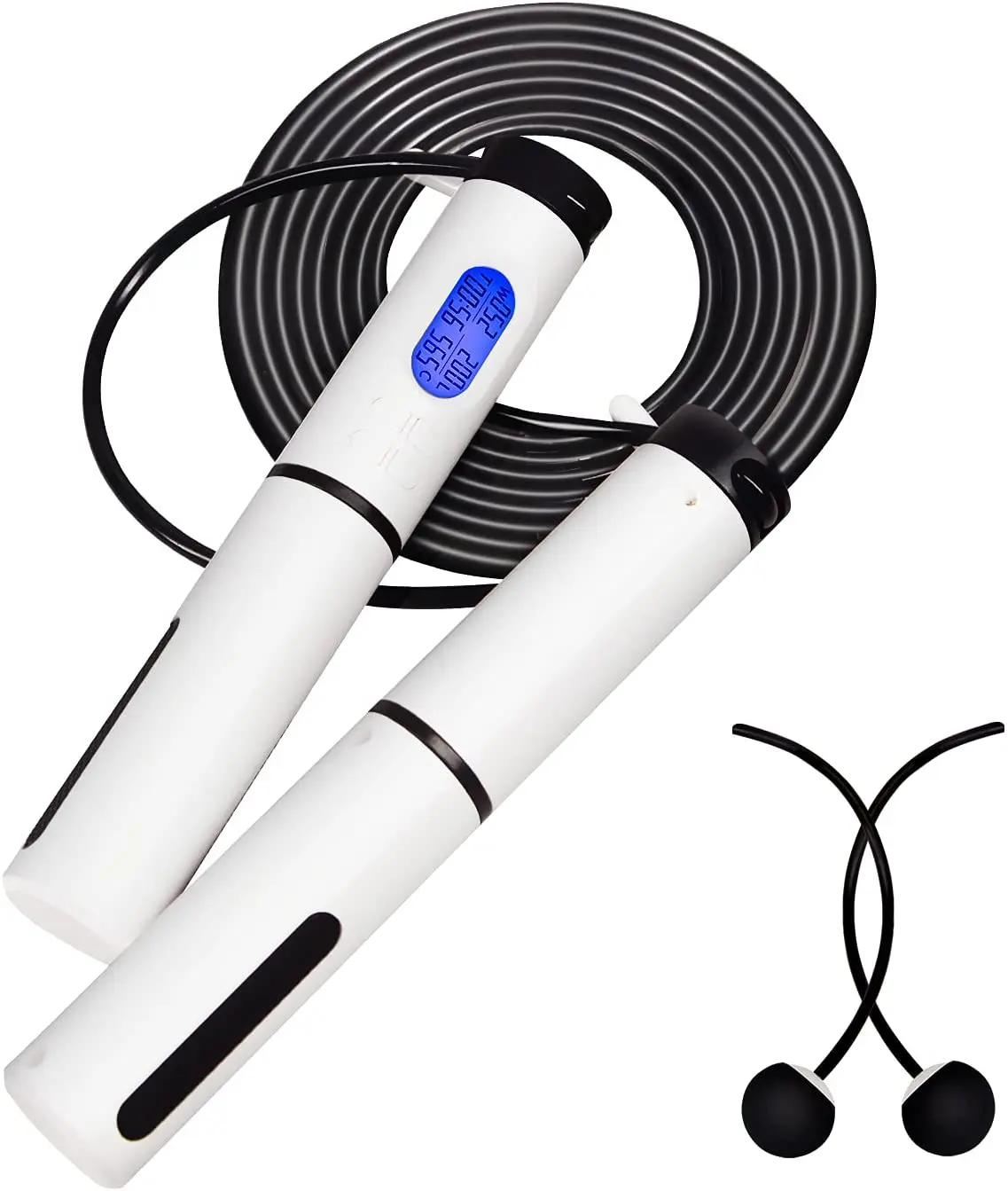 

Indoor and Outdoor Fitness Weighted Speed Skipping Rope Smart Cordless Jump Rope with Counter