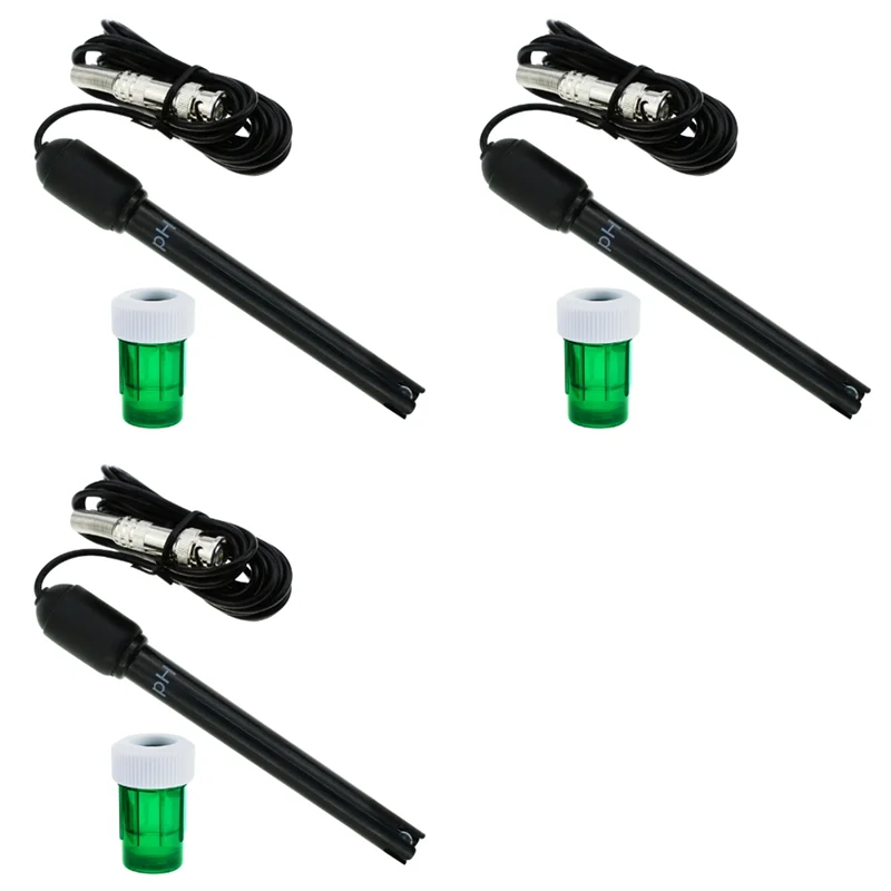 VEHO-3X PH 전극 센서 프로브 수질 분석기 수질 테스터 PH 프로브 수족관 수경 재배 산업 실험용 300Cm