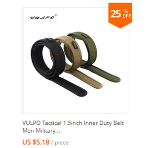 VULPO 1,75 Zoll/4,3 cm Taktischer Gürtel im Ronin-Stil, zweilagiger Molle-Gürtel, Jagd- und Airsoft-Kampfgürtel, Herren-Taillengürtel – Detail 5