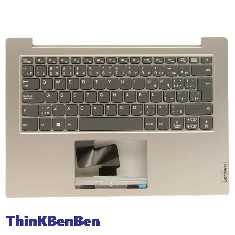 

CFB Canadian French Platinum Grey Keyboard Upper Case Palmrest Shell Cover For Lenovo Ideapad Slim 1 14 14AST 05 5CB0W43926