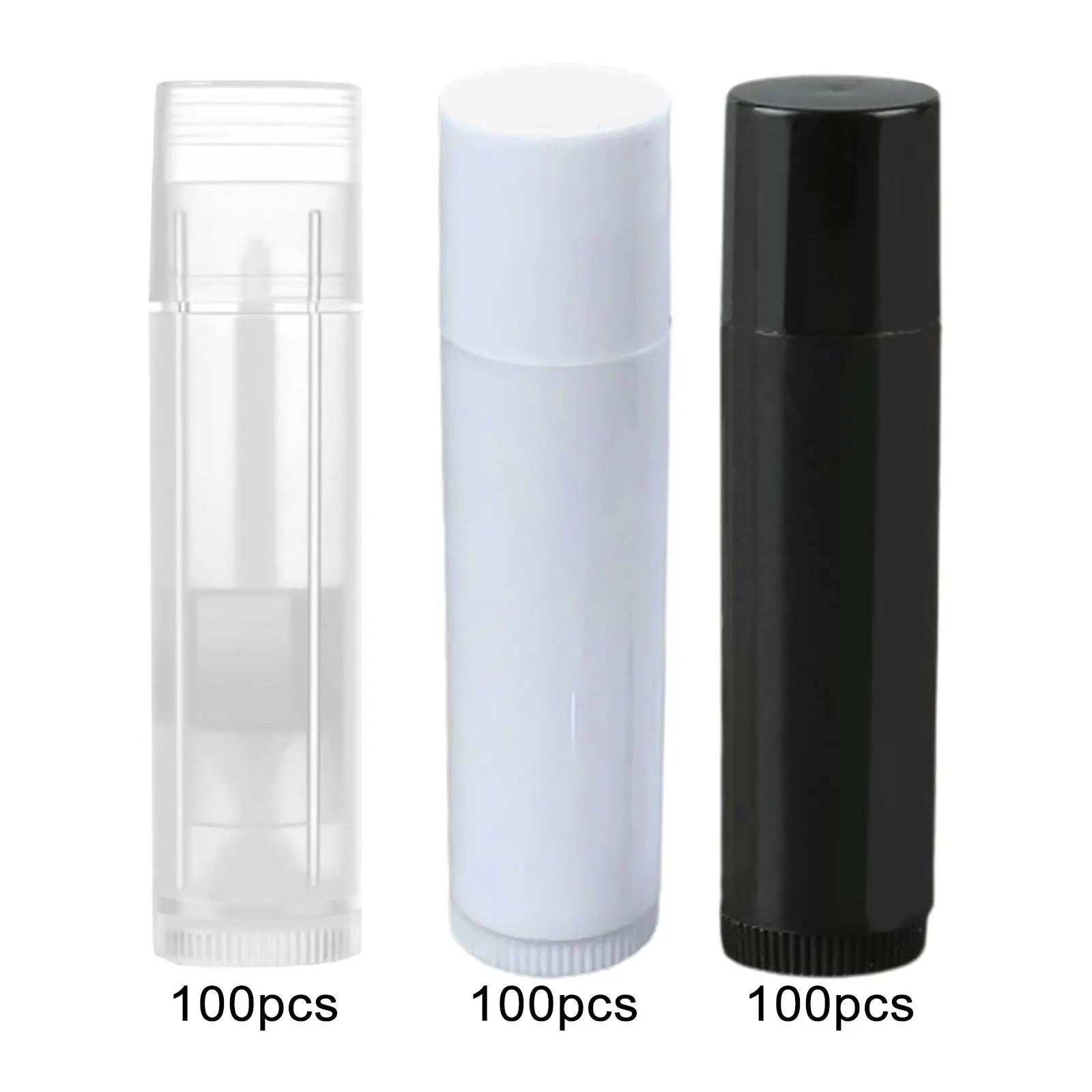 100x Lip Balm Tubes Lip Oil Lipstick Mini Bottles Containers for Women Girls DIY