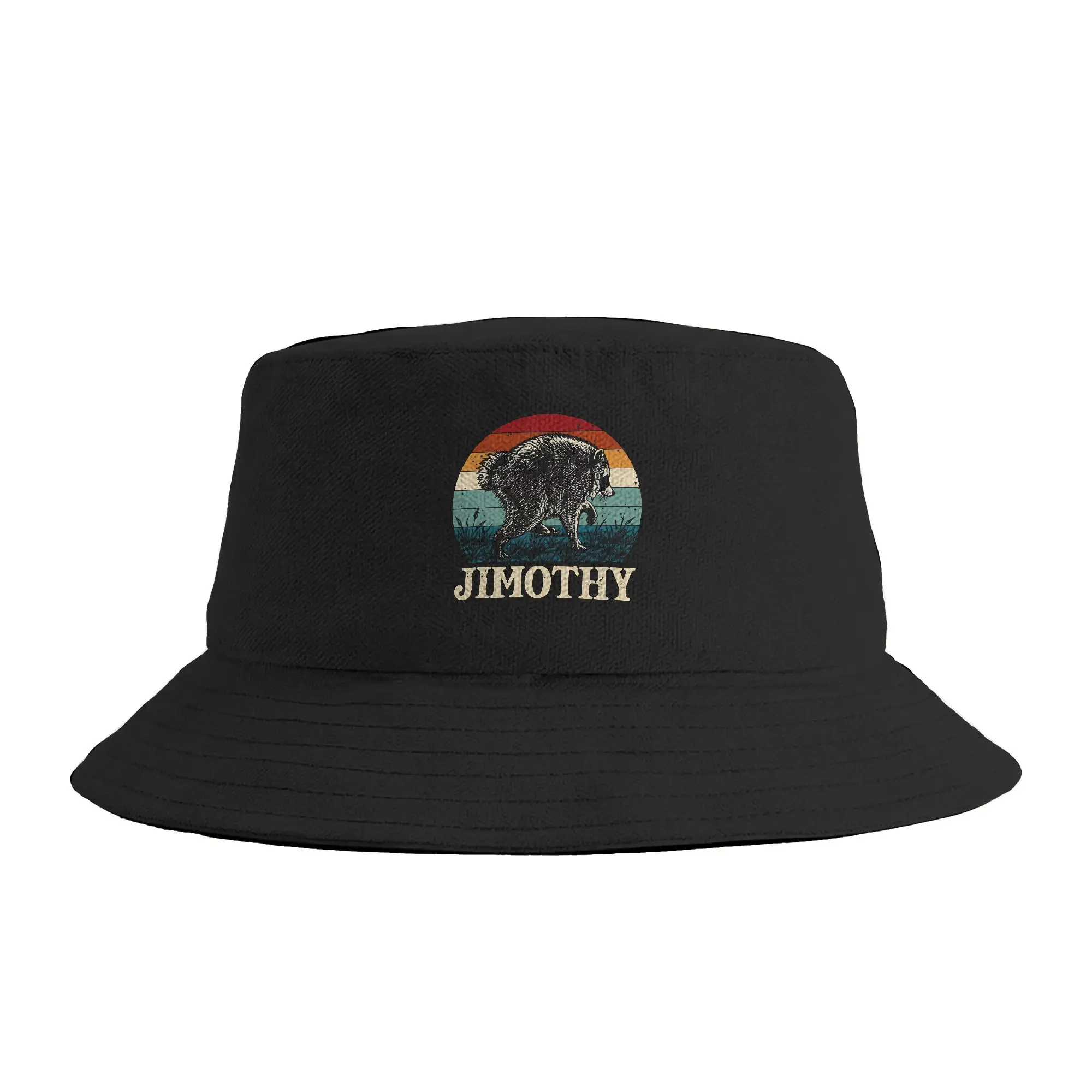 Jimothy the Ballard Seattle Raccoon Bucket Hat  Hip Hop Fisherman Caps For Unisex Funny Fishing Visor Hats Portable Custom Cap