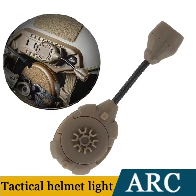 Tactical Helmet Beacon Light, MPLS Switch, Modular Authorized Lighting System, Dual Mode, Airsoft Helmet Light