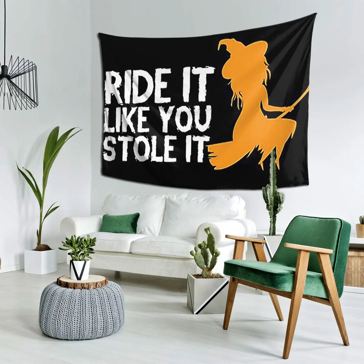 Ride It Like You Stole It Tapestry Funny Wall Hanging Aesthetic Home Decoration Tapestries for Living Room Bedroom Dorm Room