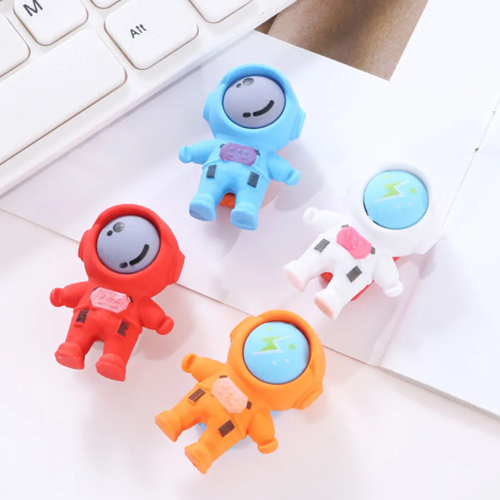 18pcs Astronaut-Themed Erasers for Party Favors, Birthday Decorations & Kids Gifts