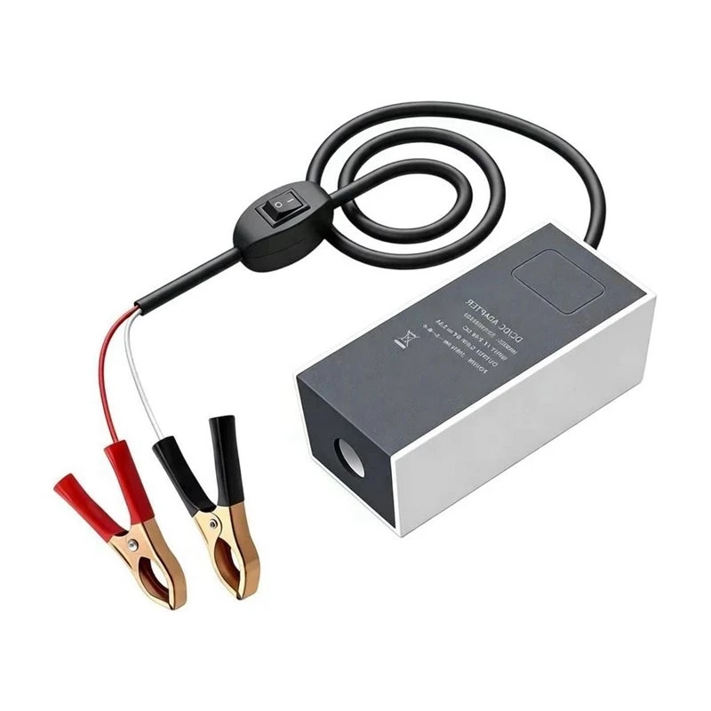 ABTC-For Starlink Mini For Car 12V/24V To Boost 30V 2A DC Booster Power Adapter Alligator Clips For Car/Truck/RV