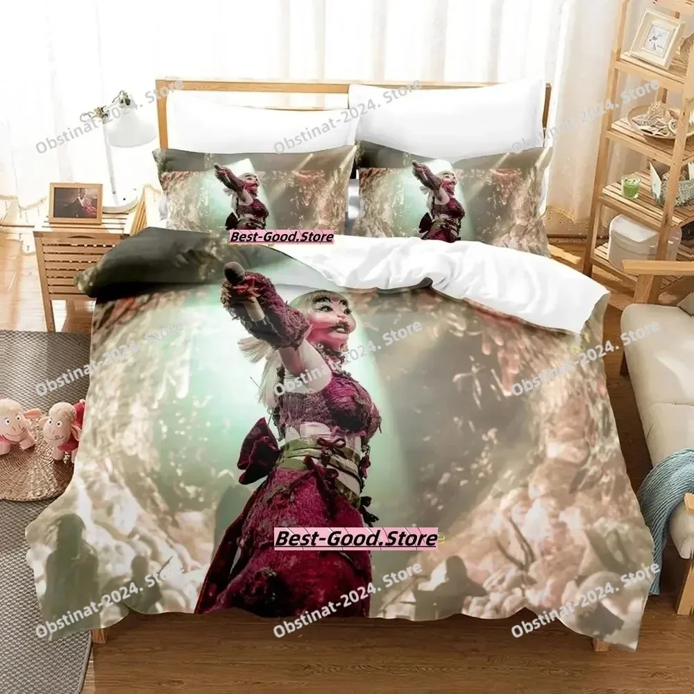 

New Hip Hop Melanie Martinez Portals Bedding Set Cartoon Anime three-piece set Adult Kid Bedroom Duvetcover Sets 3D Kawaii Girls