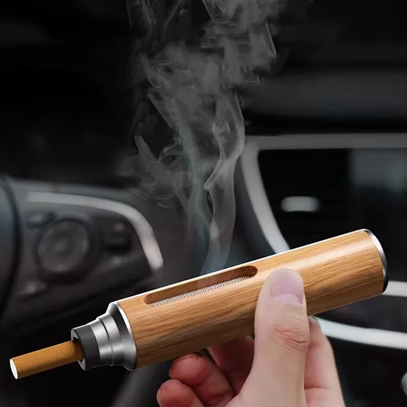 Car Ashtray with Anti Bounce Anti Fly Anti Ash Features Keep Ash From Falling for Lazy Drivers Smoking