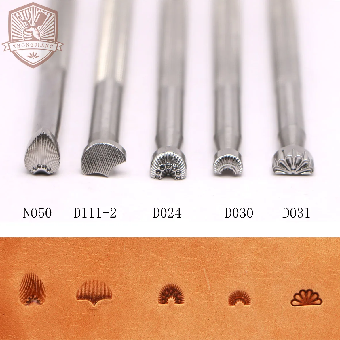 Leather Stamping Leather kingTool Border D024 D030 D031 D111-2 N050 Carving Leather Craft Zhongjiang 304 Stainless streel Stamps