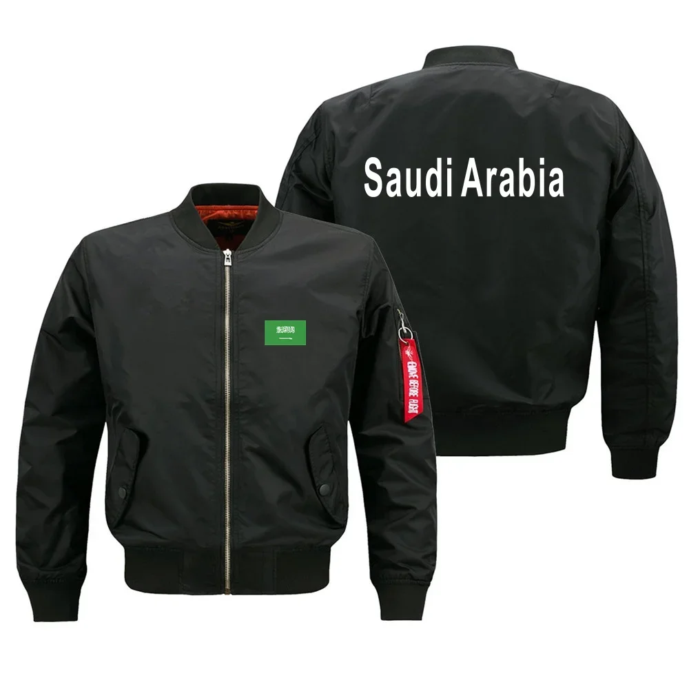

Funny Saudi Arabia Military Flight Aviation Men Ma1 Bomber Jacket Outdoor Windproof Man Baseball Coats