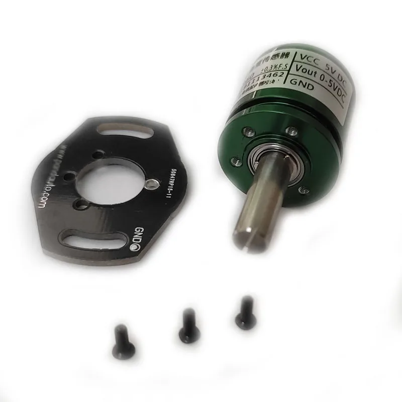 DC 5V Hall Angle Sensor Non Contact Industrial 0-360 Degree Rotation Angular Displacement Sensor